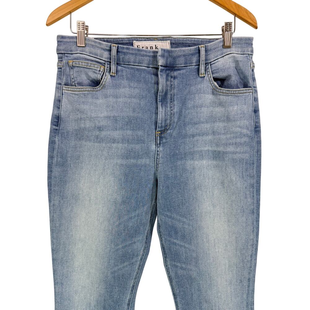 Frank & Eileen Derry High Rise Crop Jeans Classic Blue Wash Size 31 - Picture 6 of 16